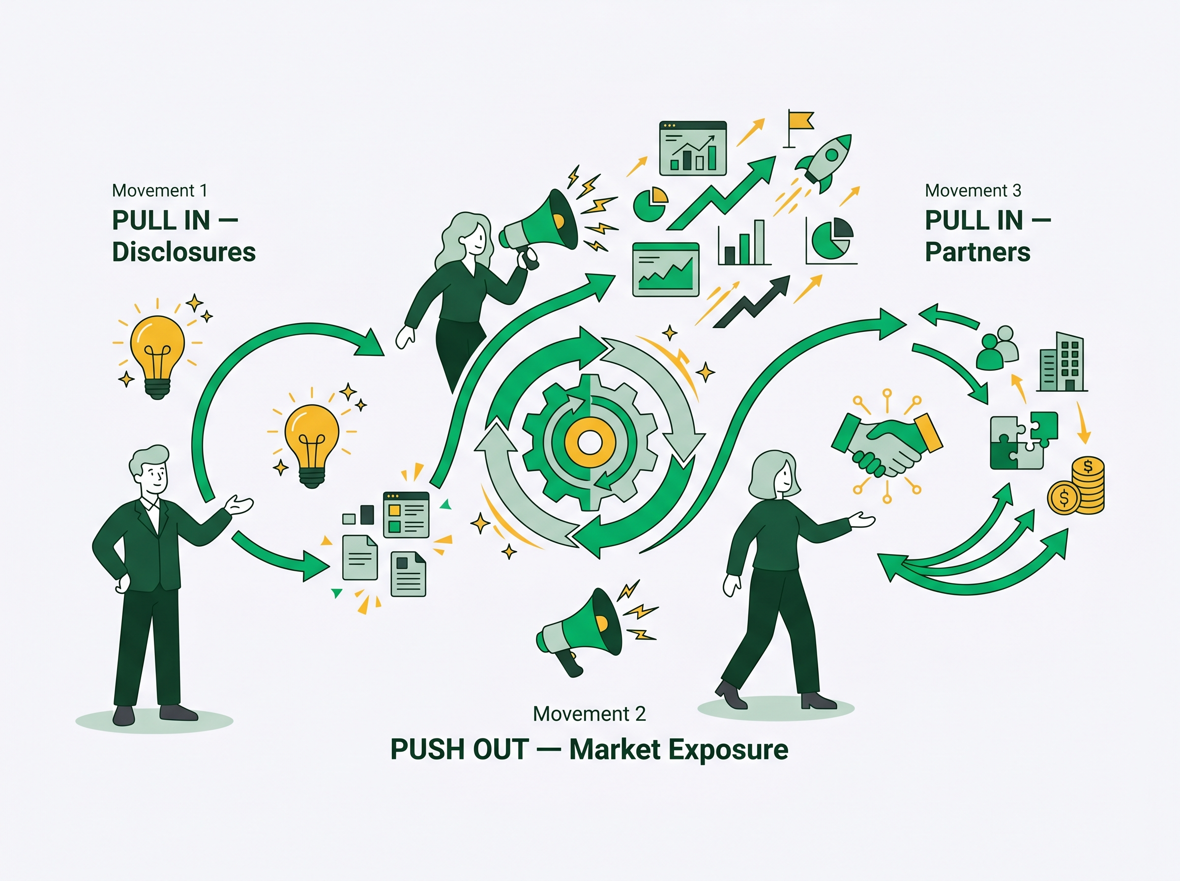 The Pull-Push-Pull flywheel